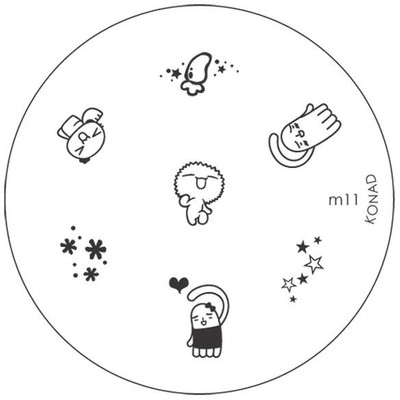 

Konad Stamping Image Plate M11(Silver)