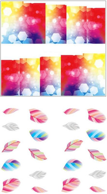 

Jenna Manicure Water Transfer Nail Art Decals Stickers- Sapphire Series NR-356(White)