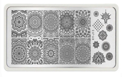 

STZ Xyj nail art stamping plate, 13.(steel)