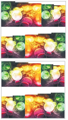 

Jenna Manicure Water Transfer Nail Art Decals Stickers- Sapphire Series NR-261(Multicolor)
