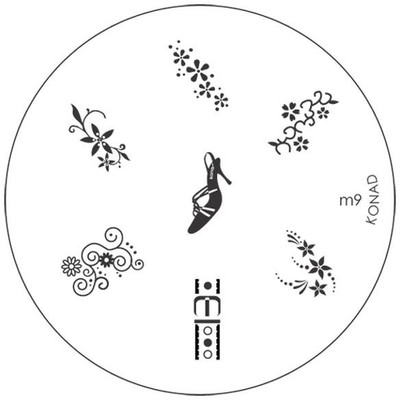 

Konad Stamping Image Plate M09(Silver)