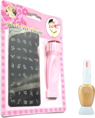 

Iris 7 Big Stamp kit with Golden nail painy(Gold)