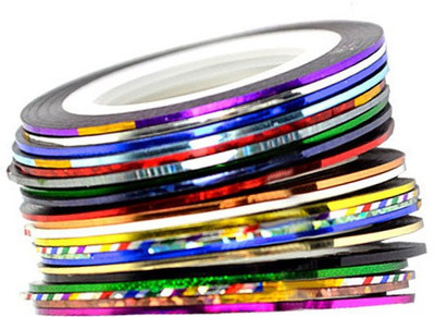 

Topnail 20 X Nail Art DecorationTapes(Multi color)