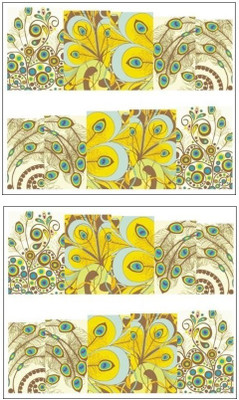 

Jenna Manicure Water Transfer Nail Art Decals Stickers- Sapphire Series NR-100(Multicolor)