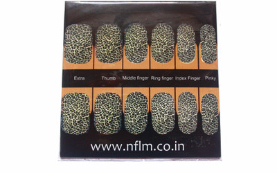 

NFLM Designer Nailwear Wild child(Brown)