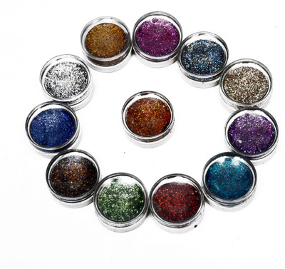

AARIP 12 Color Professional Nail Art Glitter(Multicolor)