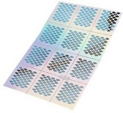 

Jinny International Nail Stencil Sticker(Silver Laser)