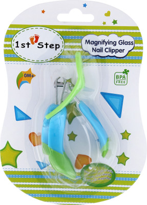 

1st Step Nail Clipper with Magnifier - Blue