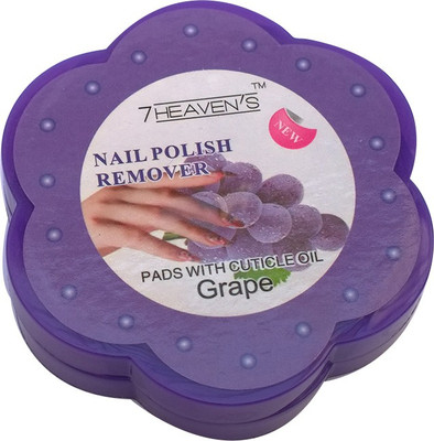 

Brndey 7 Heaven's Nail Polish Remover Pads with Cuticle Oil in Grapes(32 Wipes)