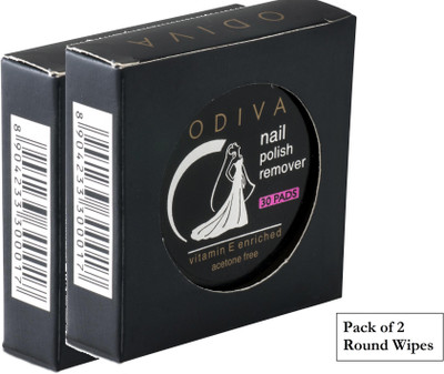 

Odiva Nail Remover Round Wipes (2 Packs of 30 Pads)(60)