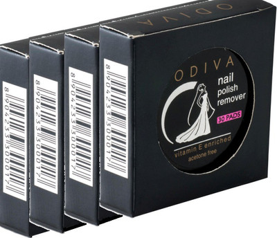 

Odiva Nail Remover Round Wipes (4 Packs Of 30 Pads)(120)