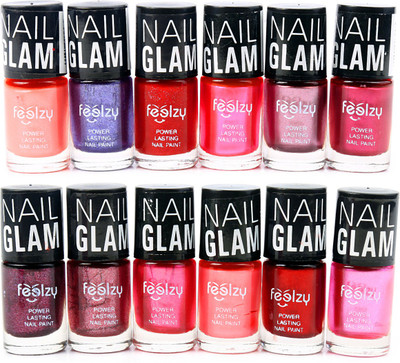 

Foolzy Set Of 12 Nail Polish Multicolor NPL-12-1(Pack of 12)