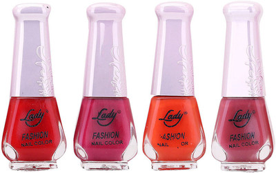 

Lady Fashion Limited Edition MULTICOLOR Nail Polish Set 0201201752 Multicolor,(Pack of 4)
