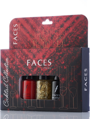 

Faces Nail Lacquer Kit Cocktail Collection Cocktail Collection(Pack of 3)