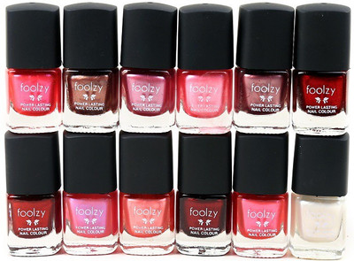 

Foolzy Set Of 12 Nail Polish Multicolor JZ-12-7(Pack of 12)