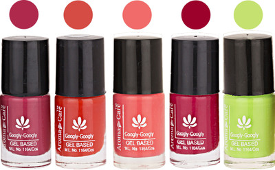 

Aroma Care Mab Multicolor Nail Polish Combo 809201602 Multicolor(Pack of 5)