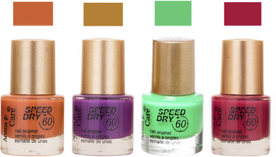 

Aroma Care Speed Dry Profesional Nail Color 23545 Multicolor,(Pack of 4)