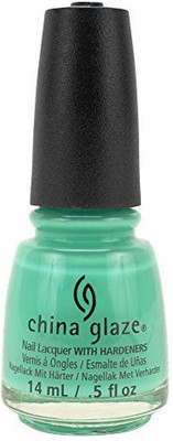 

China Glaze Clay Lacquer Salon Nail Polish TOO YACHT TO HANDLE Light Green 81323 Green