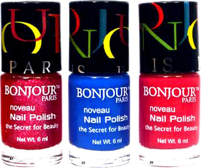

Bonjour Paris Round Cap 26 Multicolor(Pack of 3)