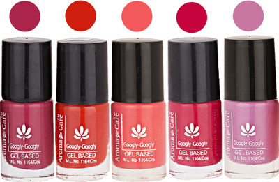 

Aroma Care Mab Multicolor Nail Polish Combo 809201669 Multicolor(Pack of 5)