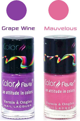 

Color Fever Matte Nail Polish Combo 107 Multicolor,(Pack of 2)