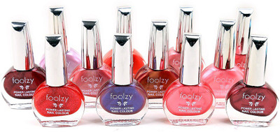 Foolzy Set of 12 Nail Polish Multicolor SF-12-5(Pack of 12)