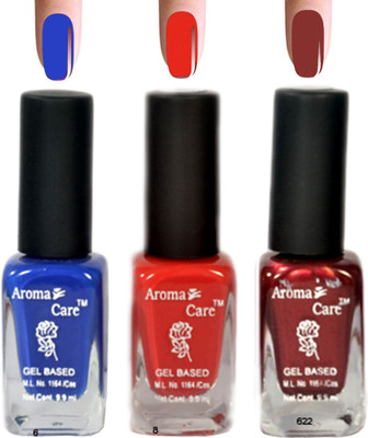 

Aroma Care Red+Maroon Nail Polish Combo 6-8-622 Multicolor,(Pack of 12)