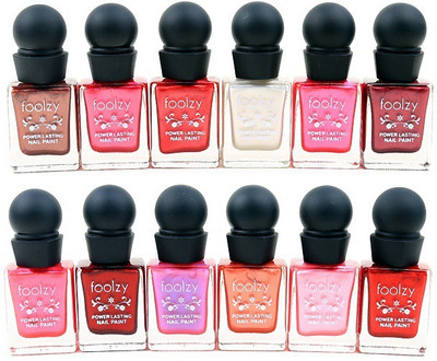 

Foolzy Set of 12 Nail Polish Multicolor SQ-12-6(Pack of 12)