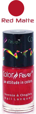 

Color Fever Red Matte Nail Polish 111 Red,