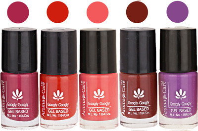 

Aroma Care Mab Multicolor Nail Polish Combo 8092016177 Multicolor(Pack of 5)
