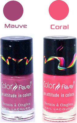 

Color Fever Matte Nail Polish Combo 106 Multicolor,(Pack of 2)