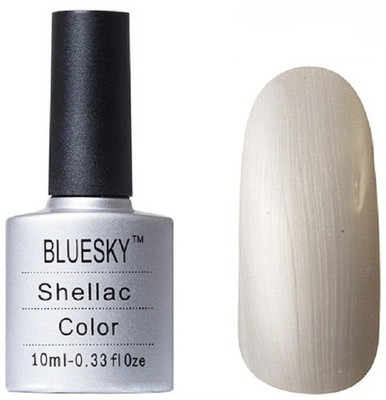 

Blue Sky Shellac Nail Polish Silver Chrome