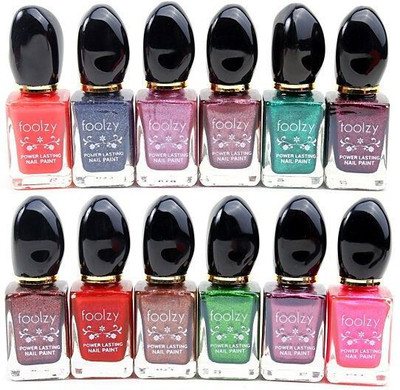 

Foolzy Pack of 12 Nail Polish Paint LIGHT1