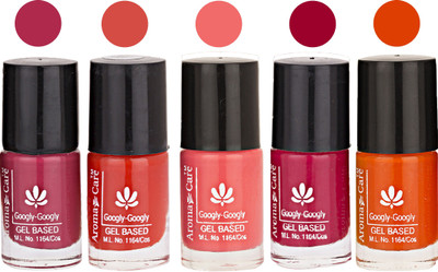 

Aroma Care Mab Multicolor Nail Polish Combo 809201618 Multicolor(Pack of 5)