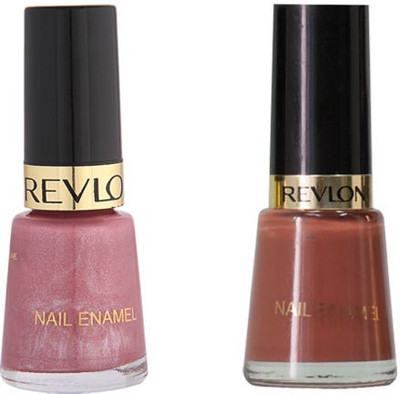 

Revlon Nail Polish Set Of 2 Pink, Brown