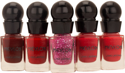 

Meylon Paris Radiating Red, Dark red, brown, pink, silver(Pack of 5)