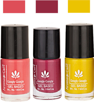 

Aroma Care Googly Gel Nail Polish 46201627 Multicolor,(Pack of 3)