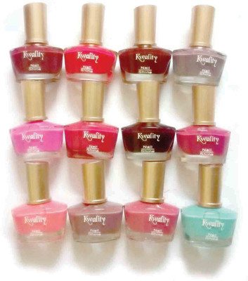 

Kwality Beauty Nail Polish High Quality-AD- 120 ml Multicolour Multicolor(Pack of 2)