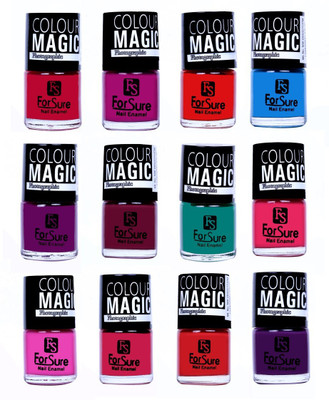 

Susha Forsure Vision Nail Polish (Pack of 12)-VNP101TO112 Multicolor-VNP101TO112