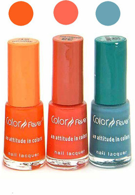 

Color Fever Mini Nail Polish Combo 32-33-35 Multicolor,(Pack of 3)