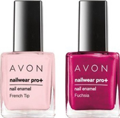 

Avon Nailwear Pro+ Nail Enamel (set of 2) French Tip - Fuchsia(Pack of 2)