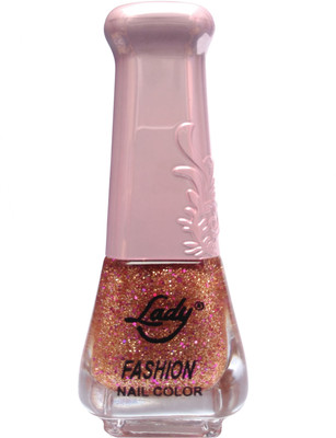 

Lady Fashion Glitter Nail Art(Golden & Pink,)
