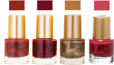 

Aroma Care Speed Dry Profesional Nail Color 23517 Multicolor,(Pack of 4)