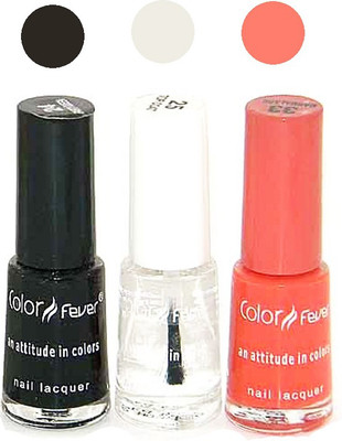 

Color Fever Mini Nail Polish Combo 24-25-33 N Multicolor,(Pack of 3)