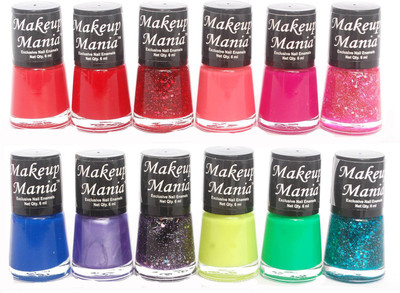 

Makeup Mania Exclusive Nail Polish Set of 12 Pcs. Multicolor Set 85(Pack of 12)