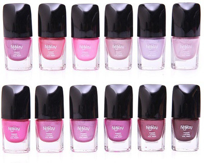 

Foolzy Pack Of 12 Nail Polish Multicolor EX2(Pack of 12)