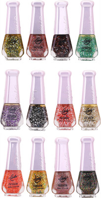

Lady Fashion Nail Polish Wholesale Pack 2212201619 Multicolor,(Pack of 12)