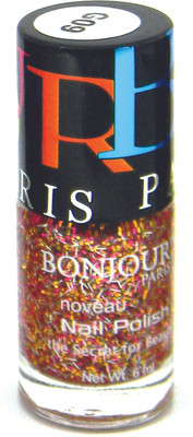 

Bonjour Paris Glitter Nail Polish Gold Pink Sticks Glitters