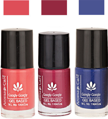 

Aroma Care Googly Gel Nail Polish 46201626 Multicolor,(Pack of 3)