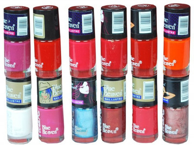 

Blue Heaven Walkfree Nailpaint Set 5 Multicolour(Pack of 12)